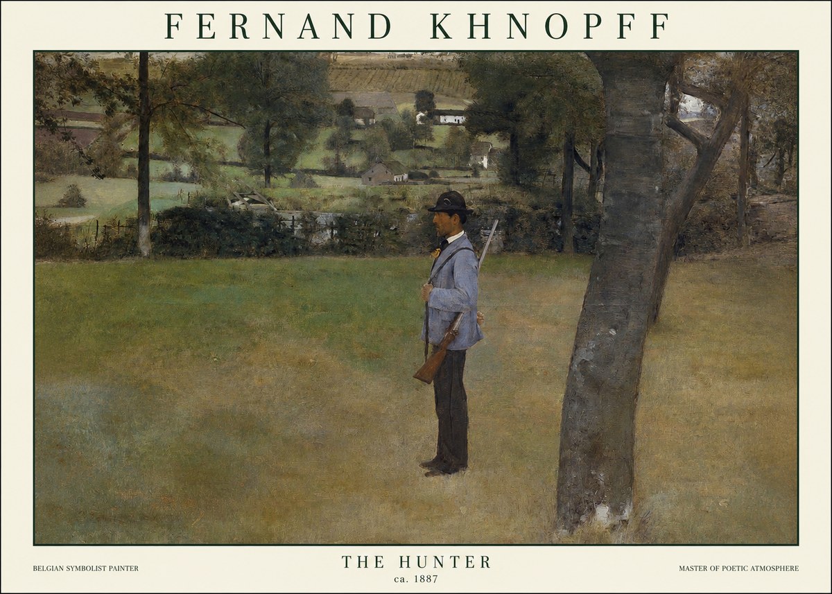 Fernand Khnopff The Hunter No1 - Plakát