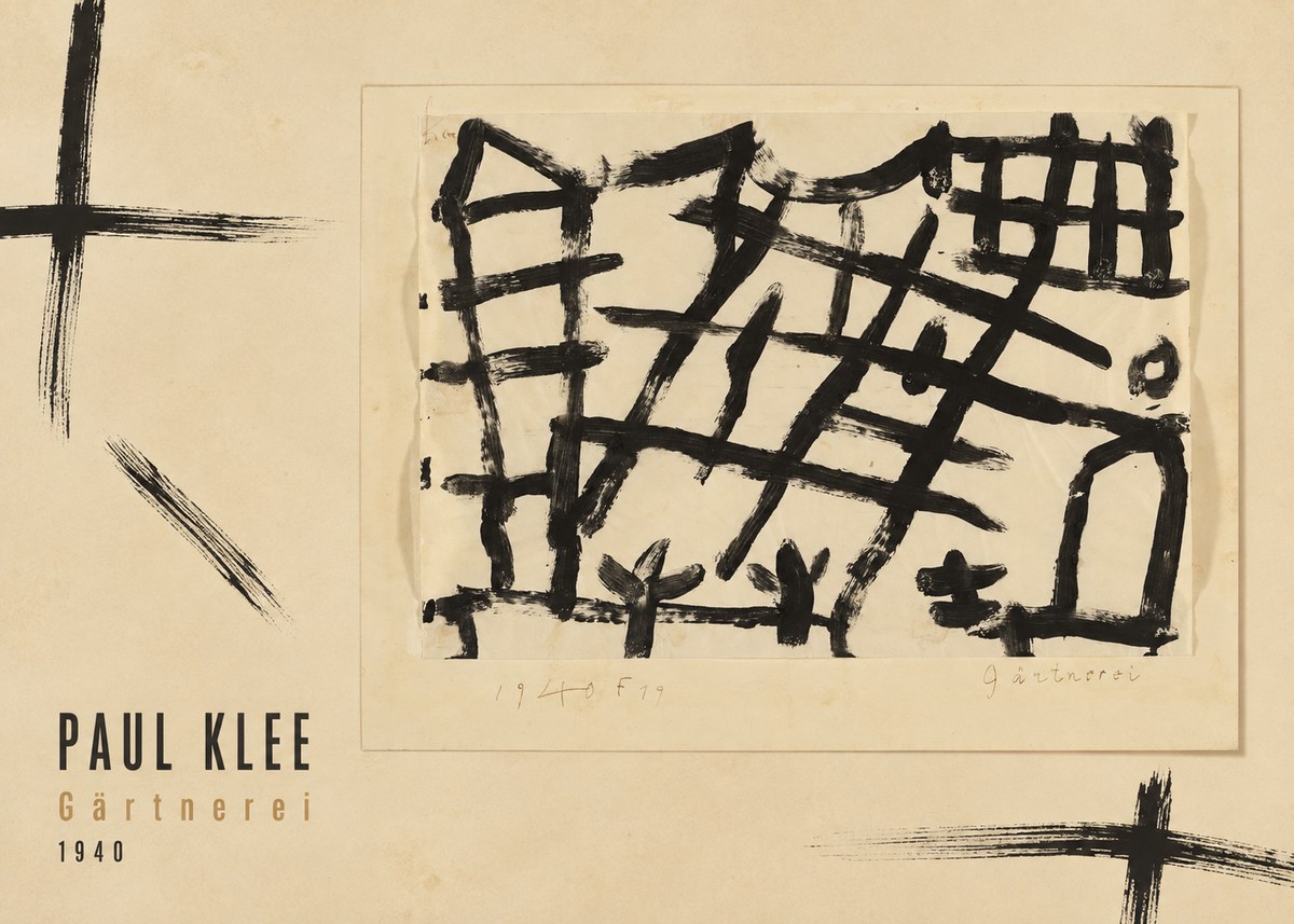 Paul Klee Gärtnerei No5 - Plakát