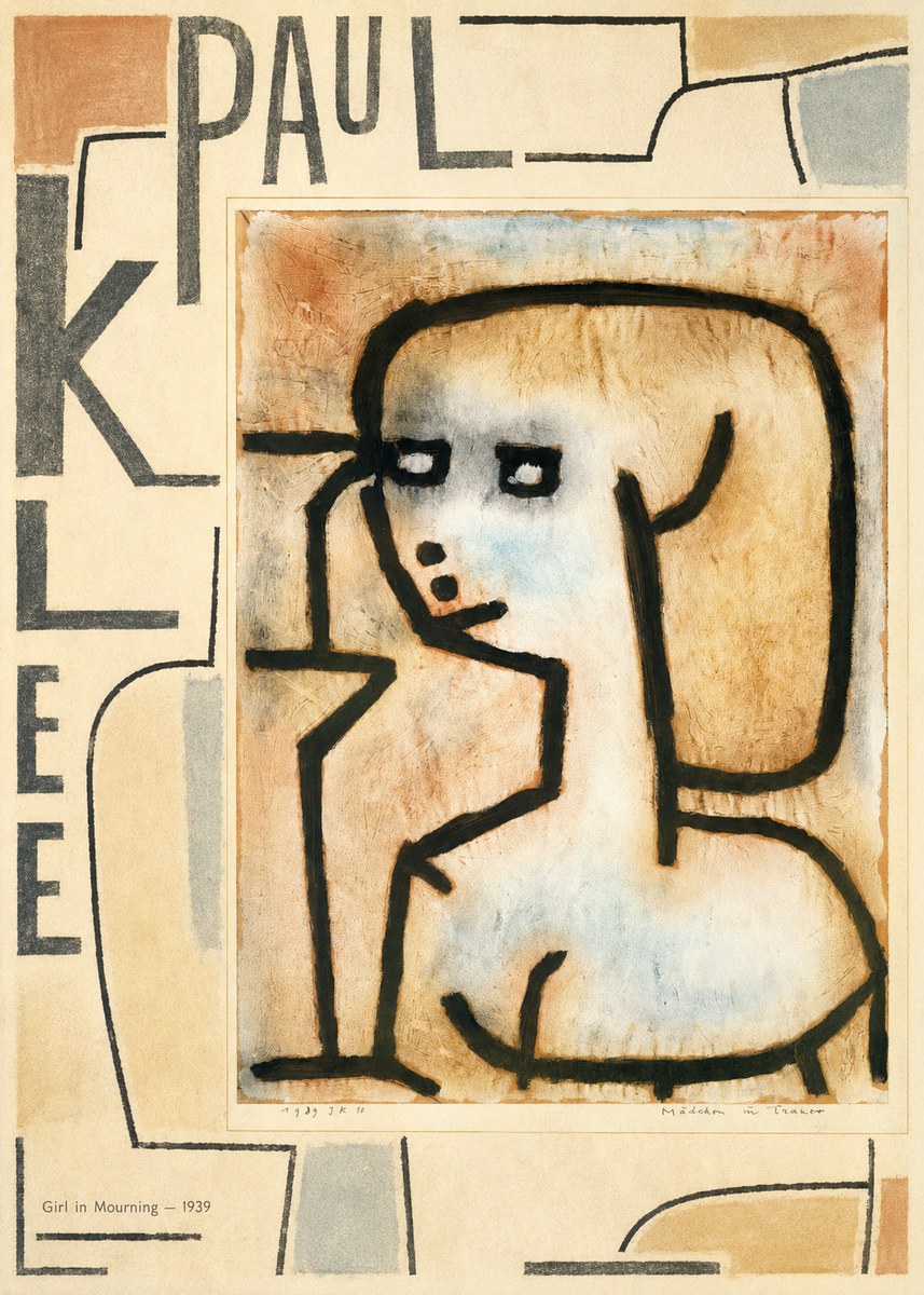 Paul Klee Girl in Mourning No5 - Plakát