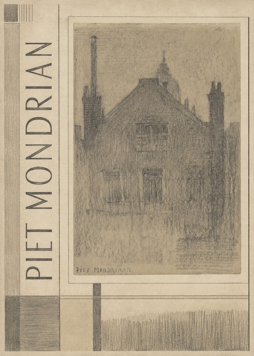 Piet Mondrian House Study No2 - Plakát