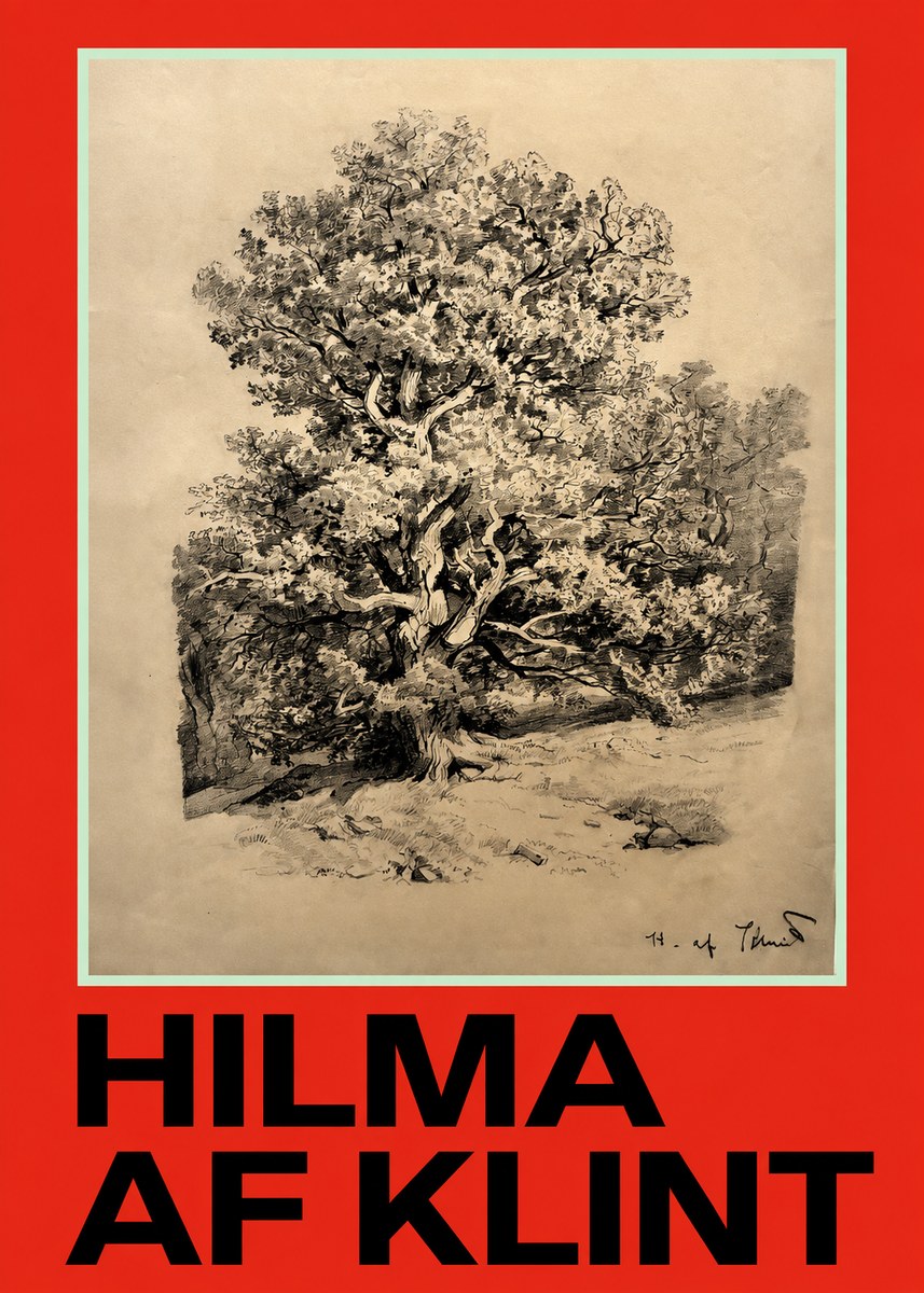 Hilma af Klint Large Tree Landscape No4 - Plakát