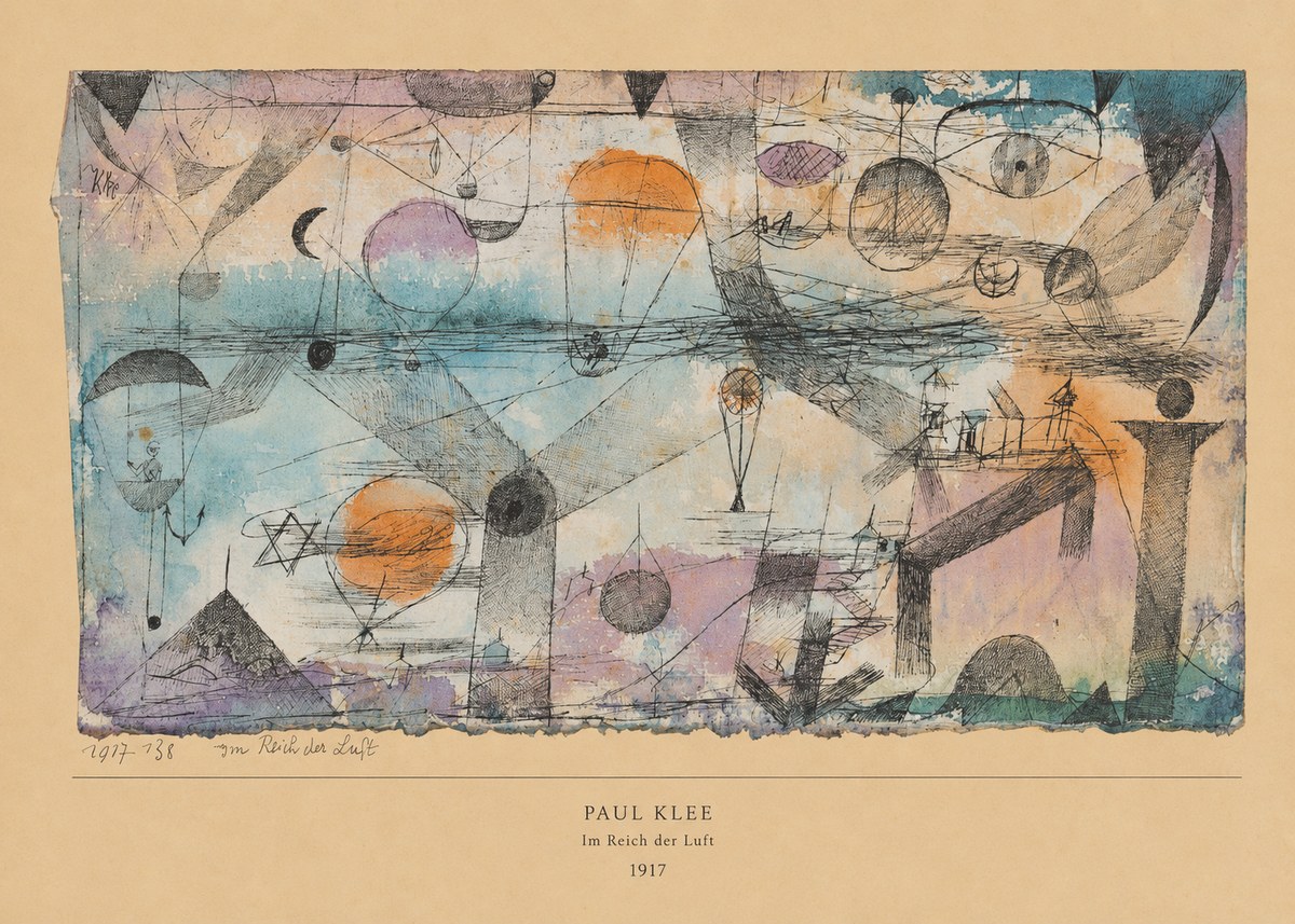 Paul Klee Im Reich Der Luft No5 - Plakát