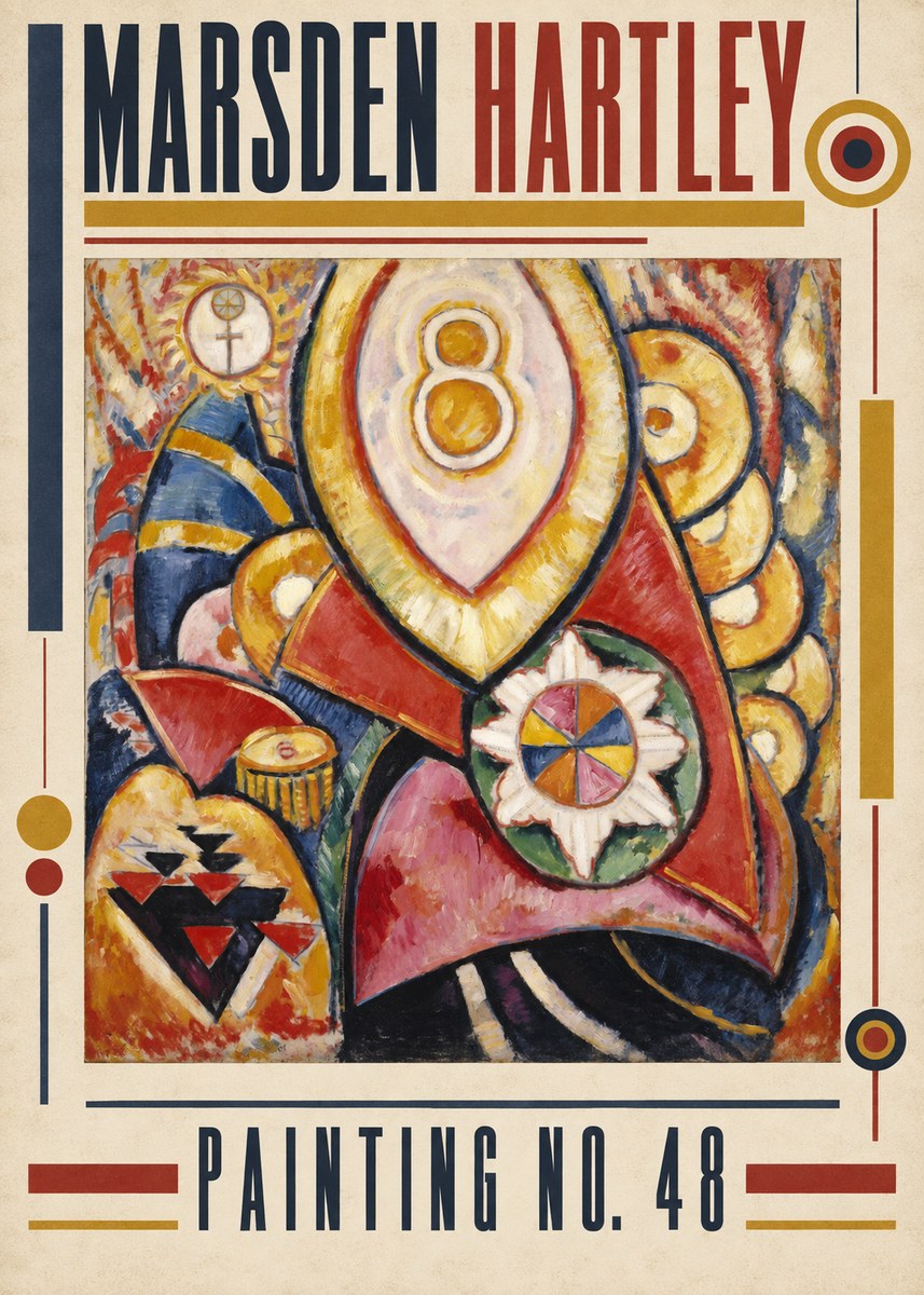 Marsden Hartley Painting No. 48 No3 - Plakát