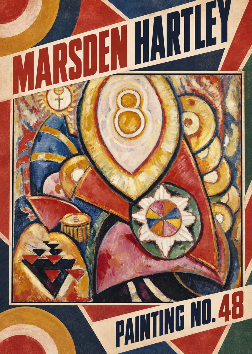 Marsden Hartley Painting No. 48 No5 - Plakát