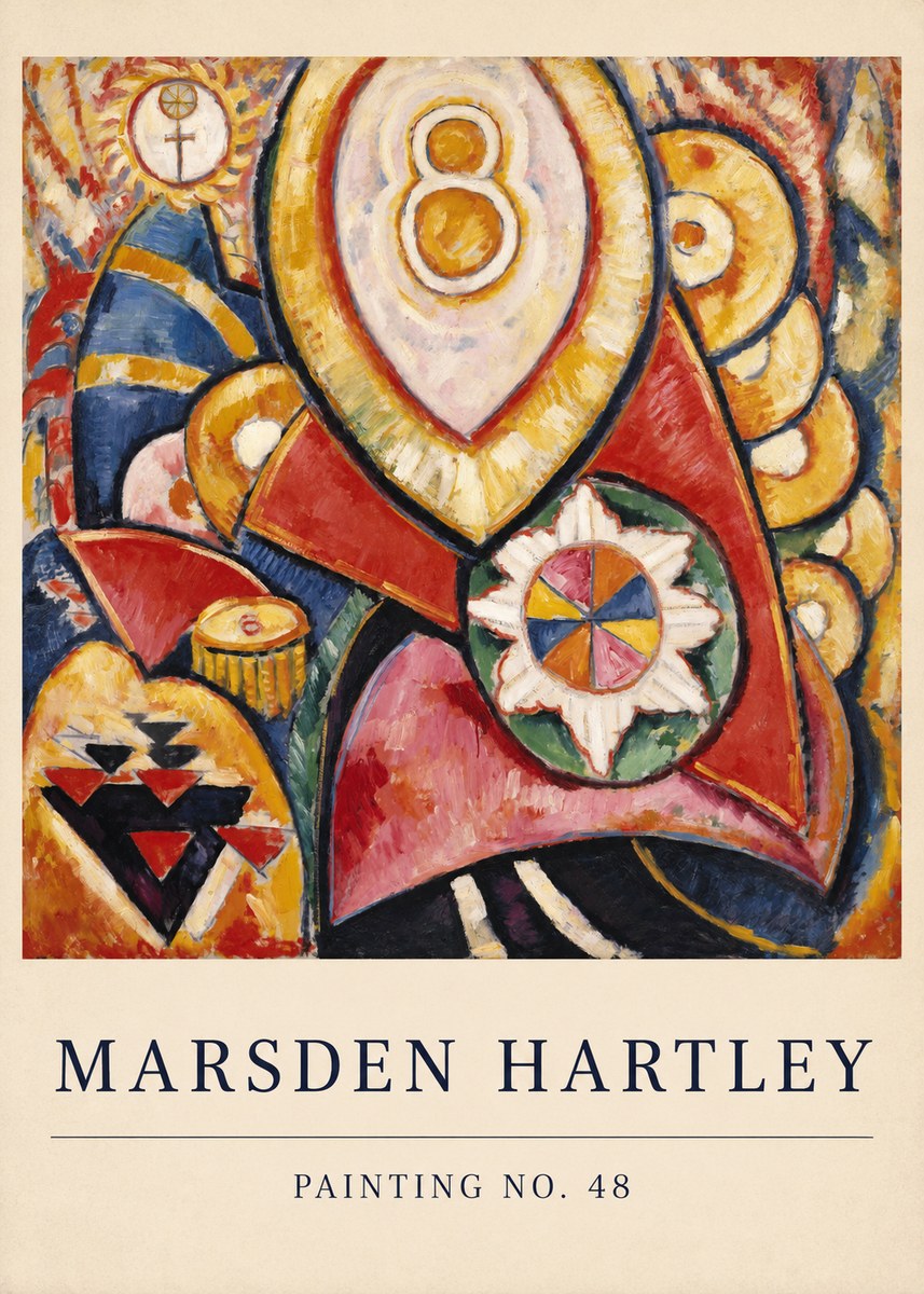 Marsden Hartley Painting No. 48 No6 - Plakát