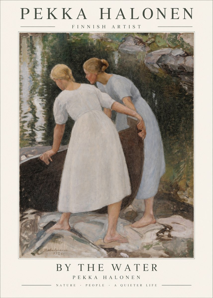 Pekka Halonen By the Water No1 - Plakát