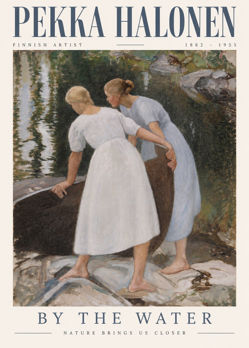 Pekka Halonen By the Water No3 - Plakát