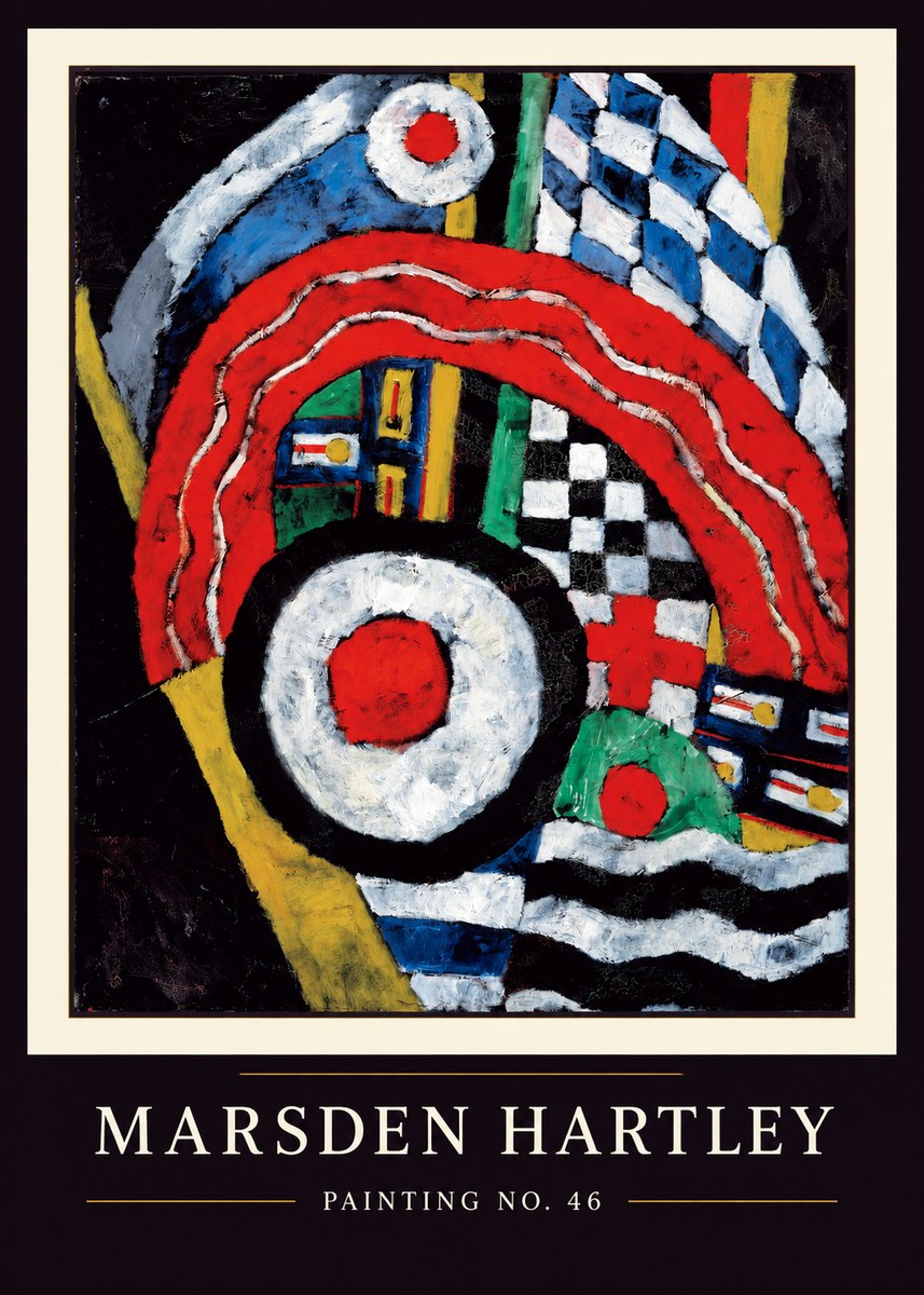 Marsden Hartley Painting No. 46 No2 - Plakát