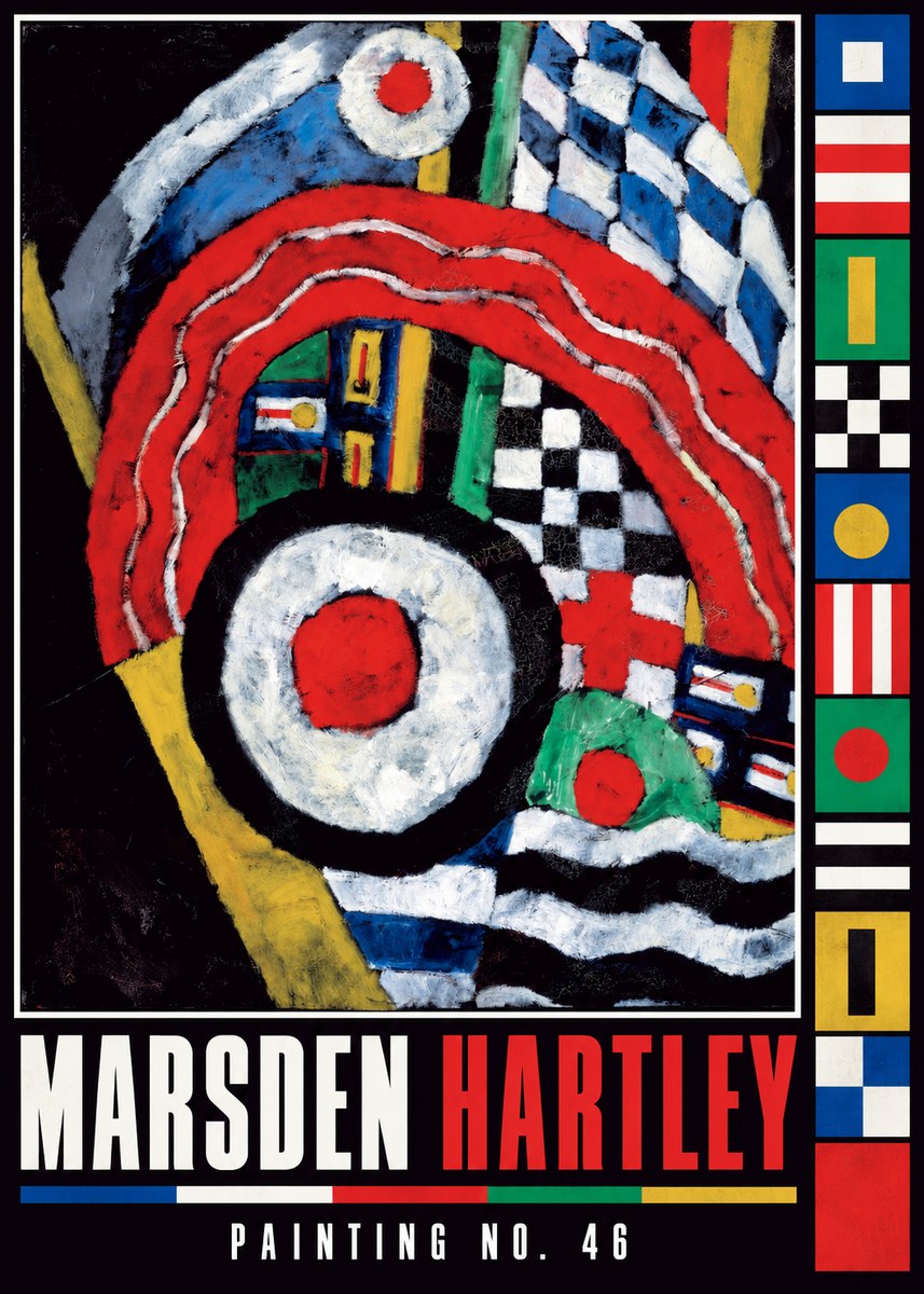 Marsden Hartley Painting No. 46 No4 - Plakát