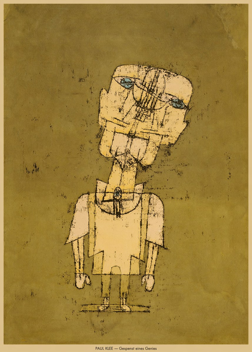 Paul Klee Gespenst Eines Genies No6 - Plakát