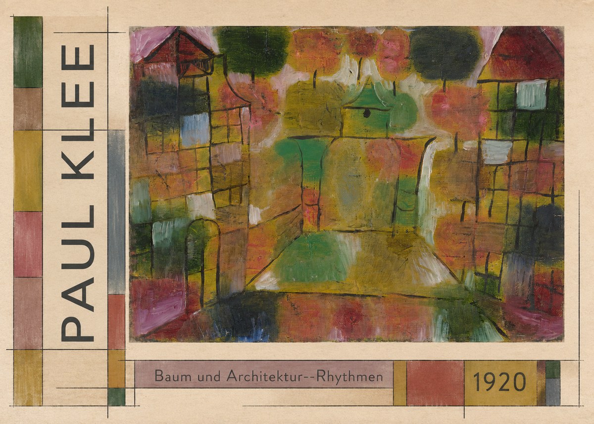 Paul Klee Baum Und Architektur--rhythmen No2 - Plakát
