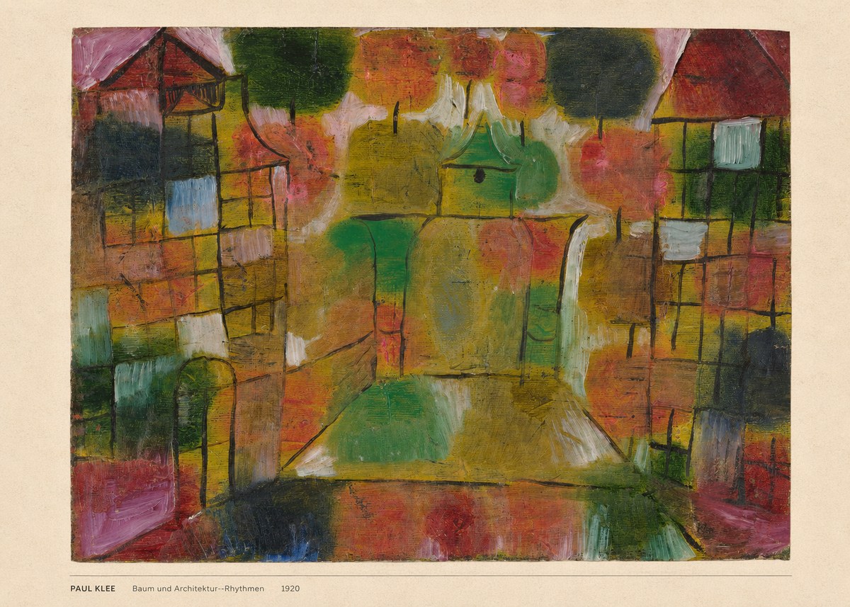 Paul Klee Baum Und Architektur--rhythmen No6 - Plakát