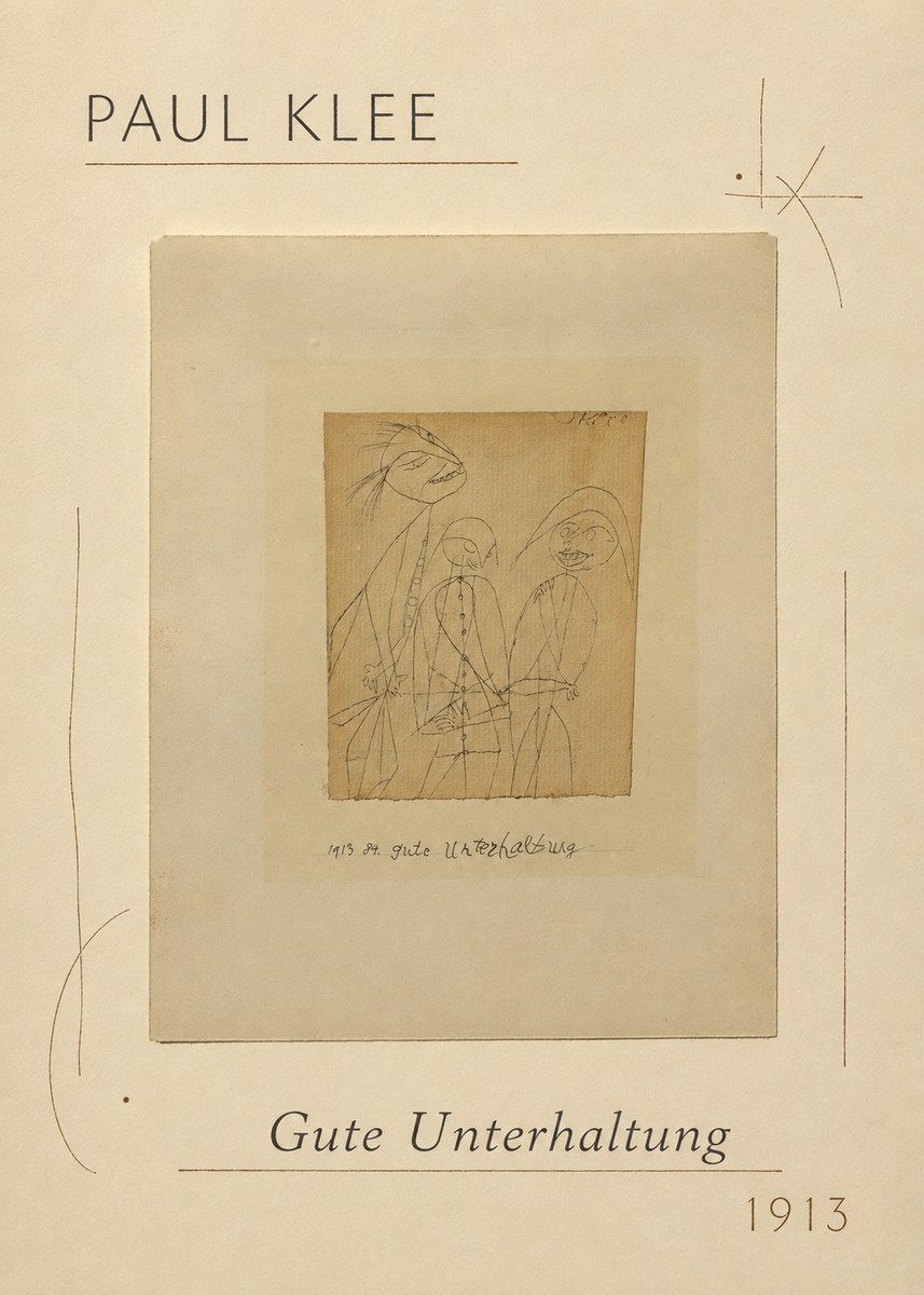 Paul Klee Gute Unterhaltung No1 - Plakát