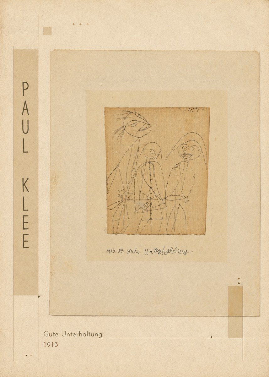 Paul Klee Gute Unterhaltung No2 - Plakát
