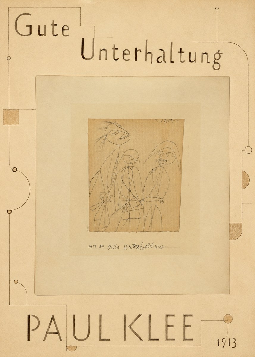 Paul Klee Gute Unterhaltung No3 - Plakát