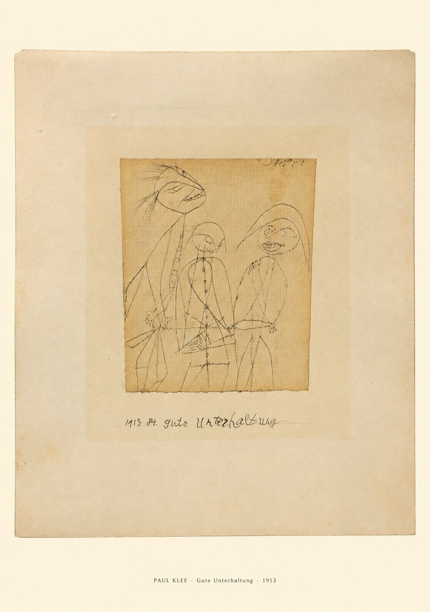 Paul Klee Gute Unterhaltung No6 - Plakát