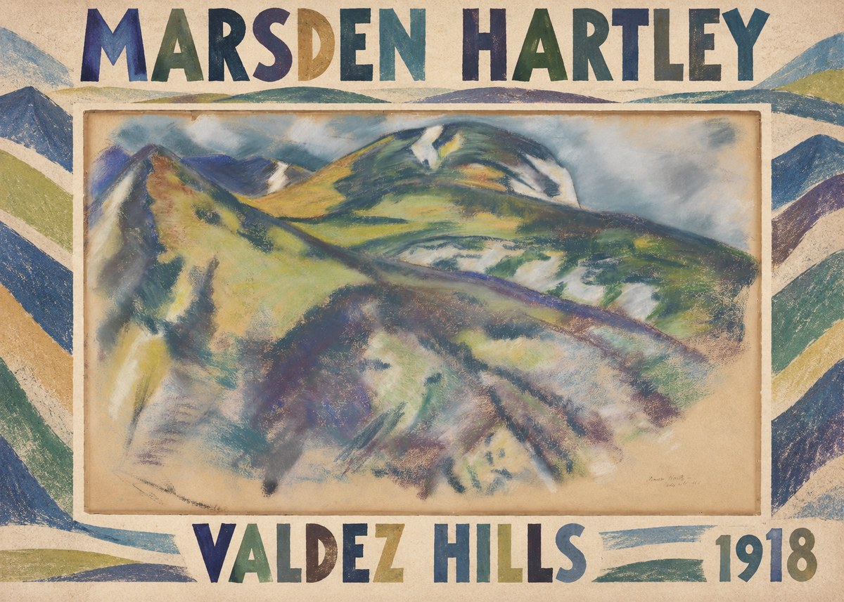 Marsden Hartley Valdez Hills No2 - Plakát