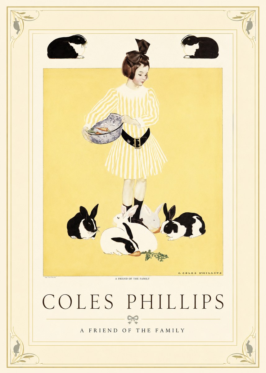 Coles Phillips A Friend of the Family No1 - Plakát