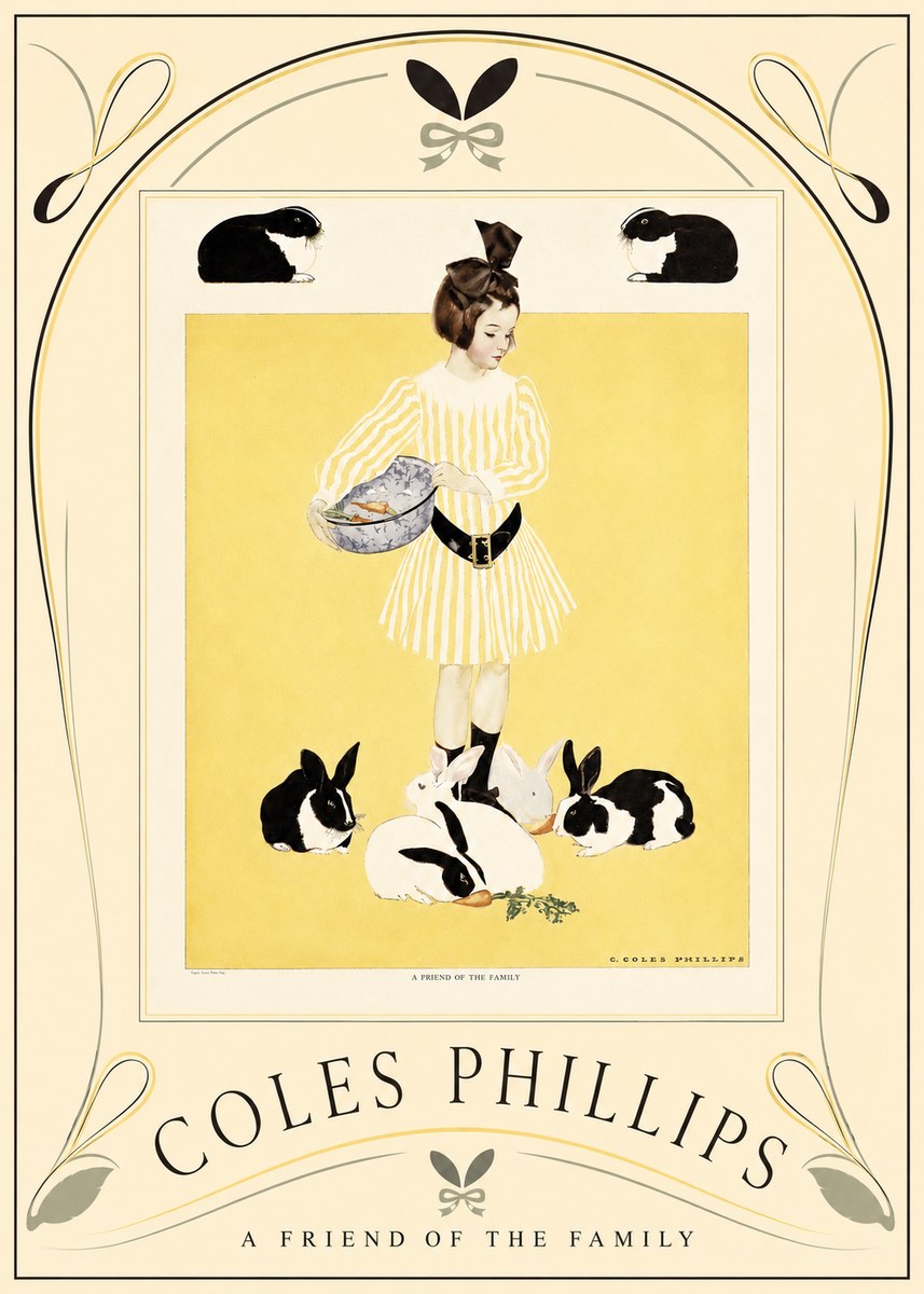 Coles Phillips A Friend of the Family No3 - Plakát