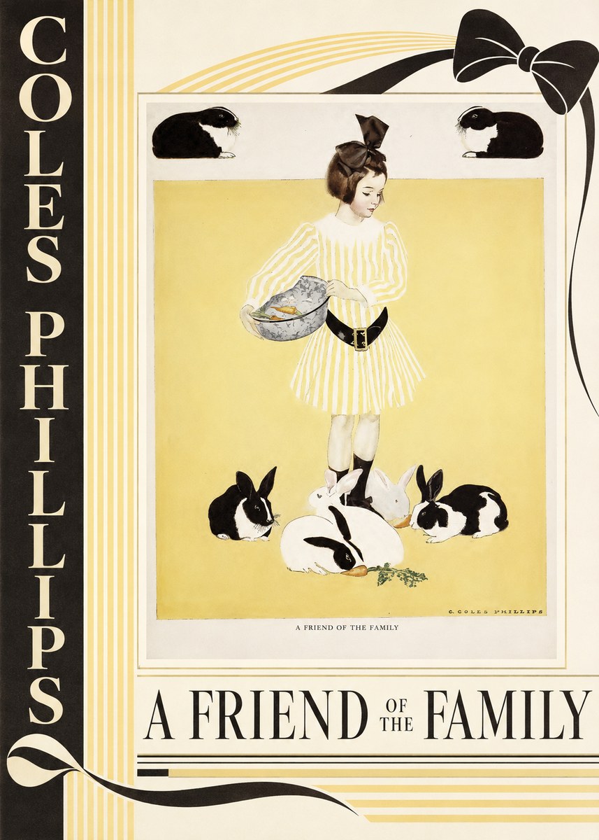 Coles Phillips A Friend of the Family No6 - Plakát