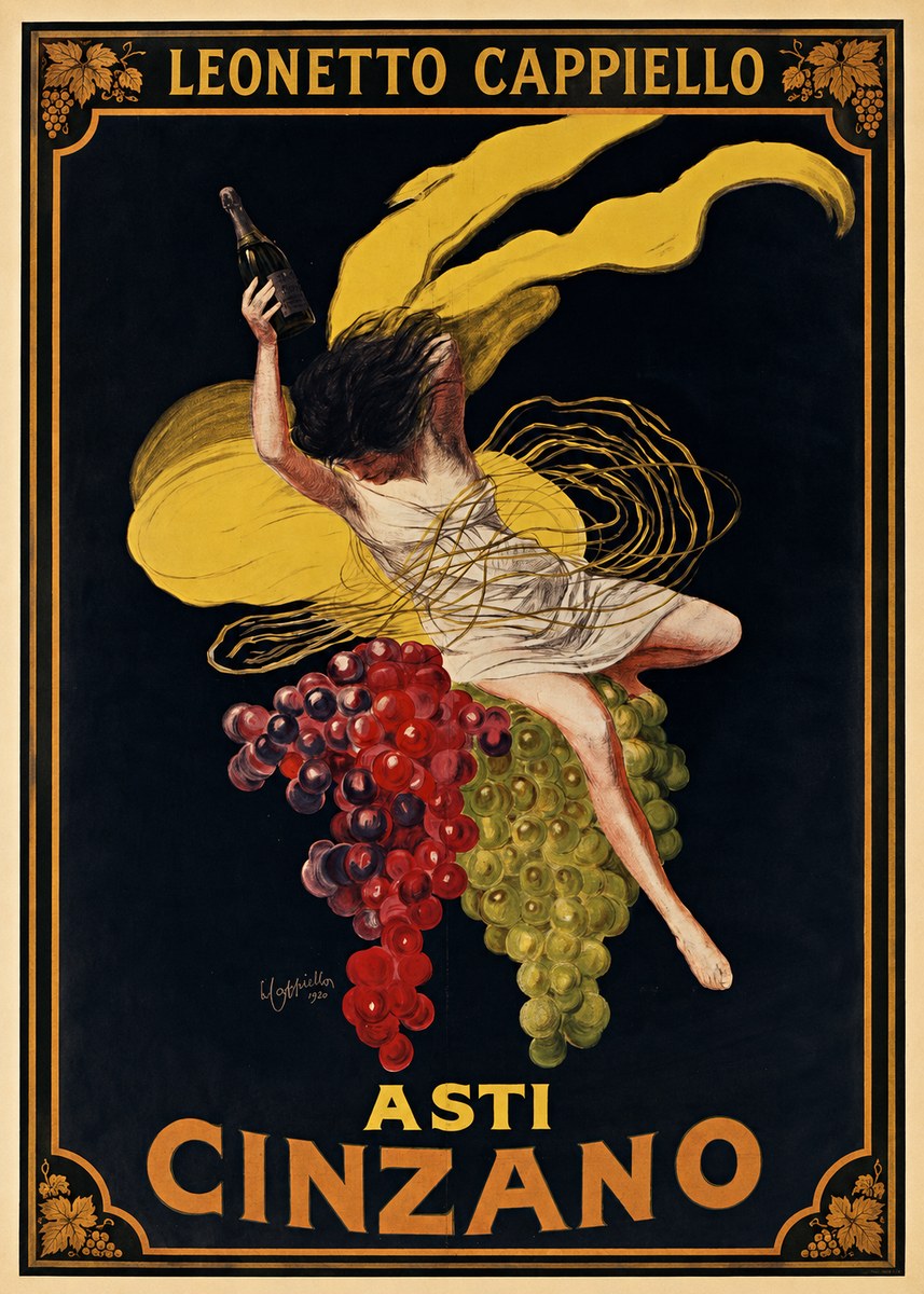 Leonetto Cappiello Asti Cinzano I No1 - Plakát