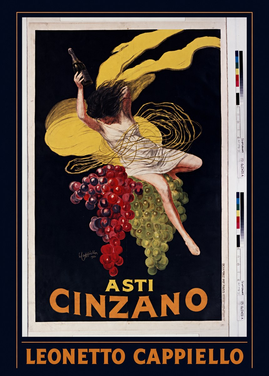 Leonetto Cappiello Asti Cinzano I No6 - Plakát