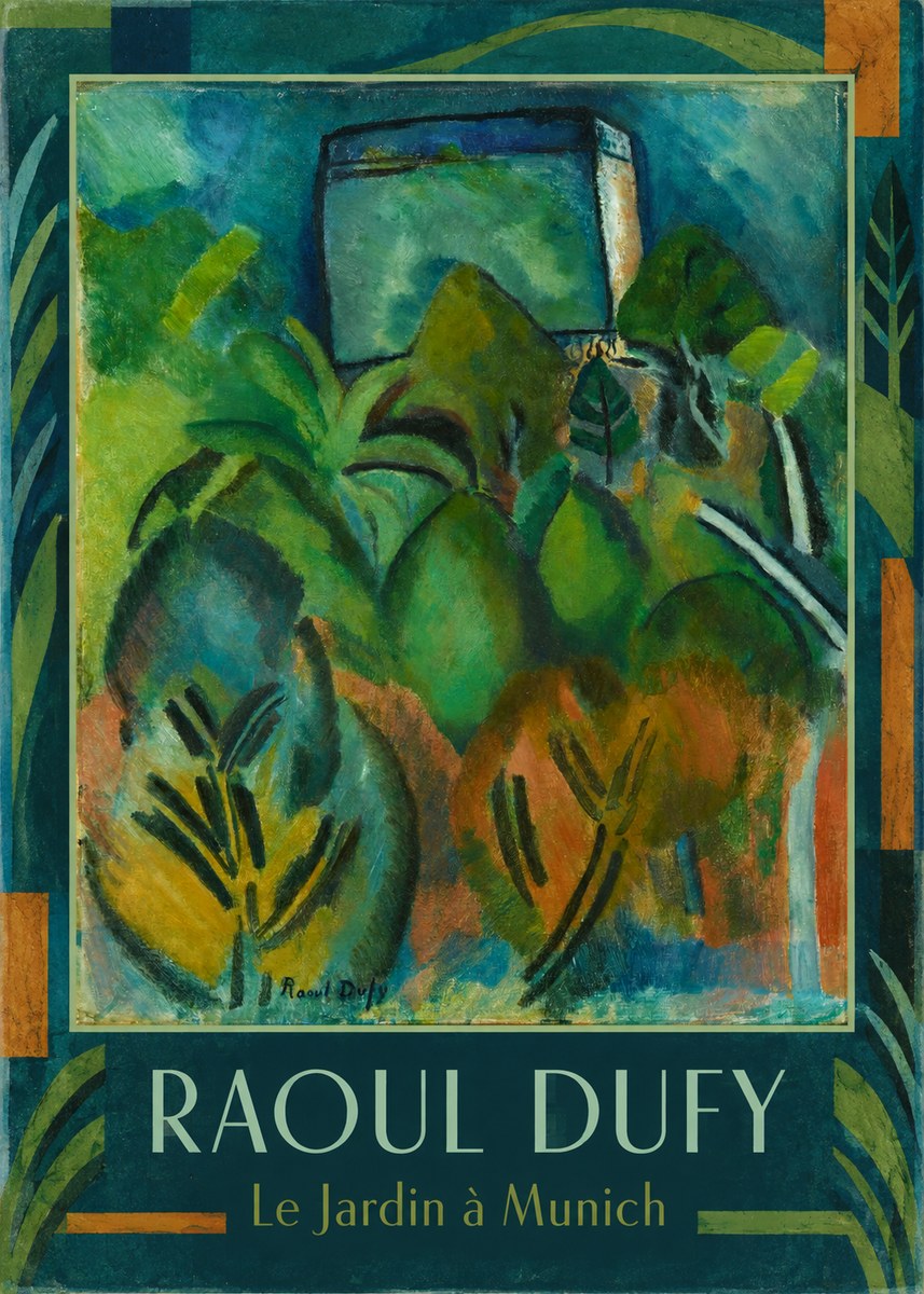 Raoul Dufy Le Jardin À Munich No1 - Plakát