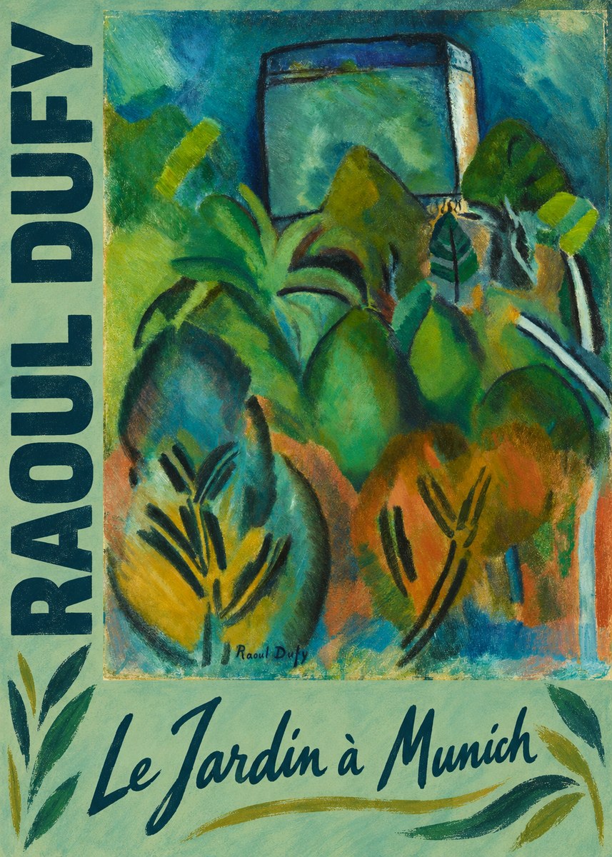 Raoul Dufy Le Jardin À Munich No2 - Plakát
