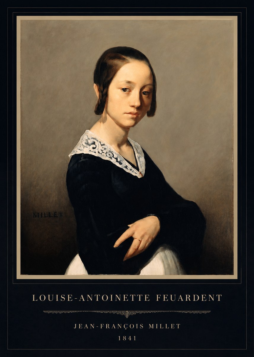 Jean-François Millet Louise-antoinette Feuardent No4 - Plakát