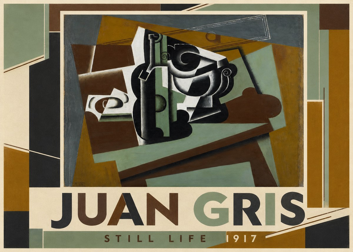 Juan Gris Still Life I No1 - Plakát