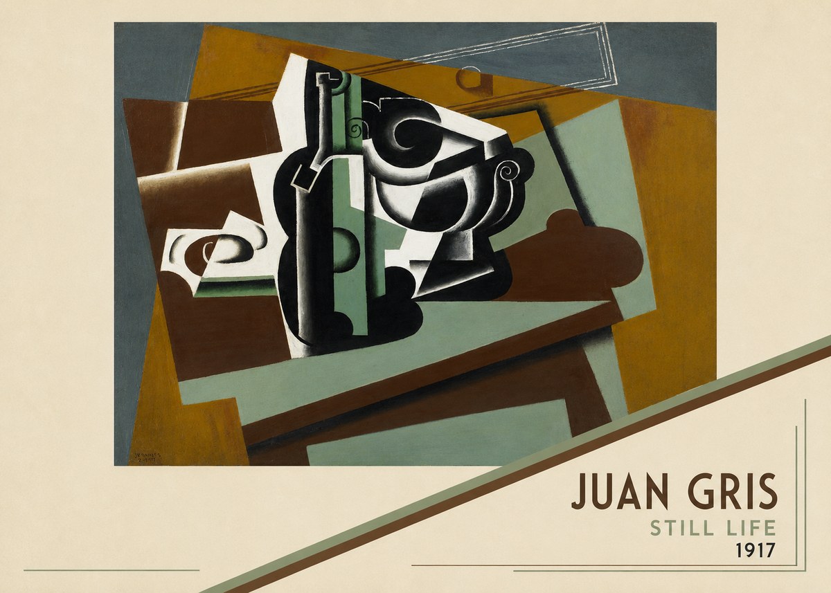 Juan Gris Still Life I No3 - Plakát