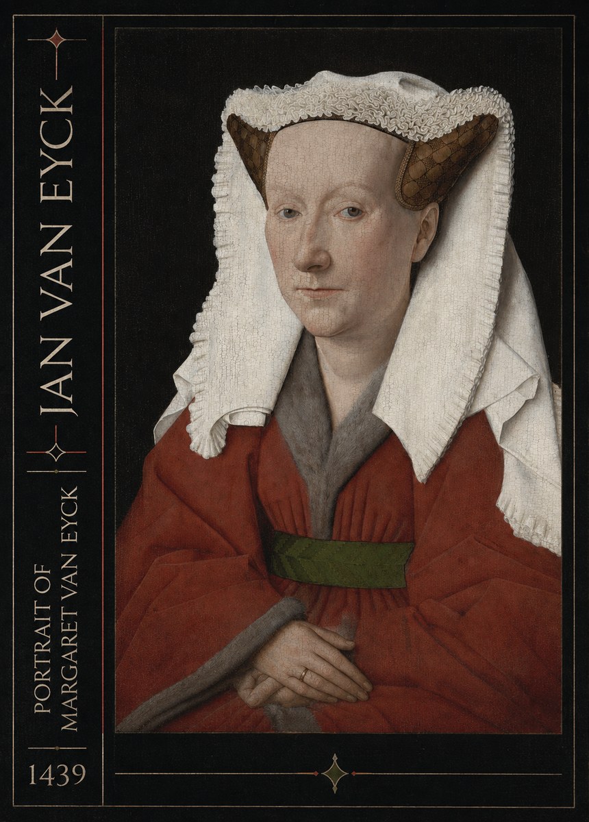 Jan van Eyck Portrait of Margaret Van Eyck I No2 - Plakát