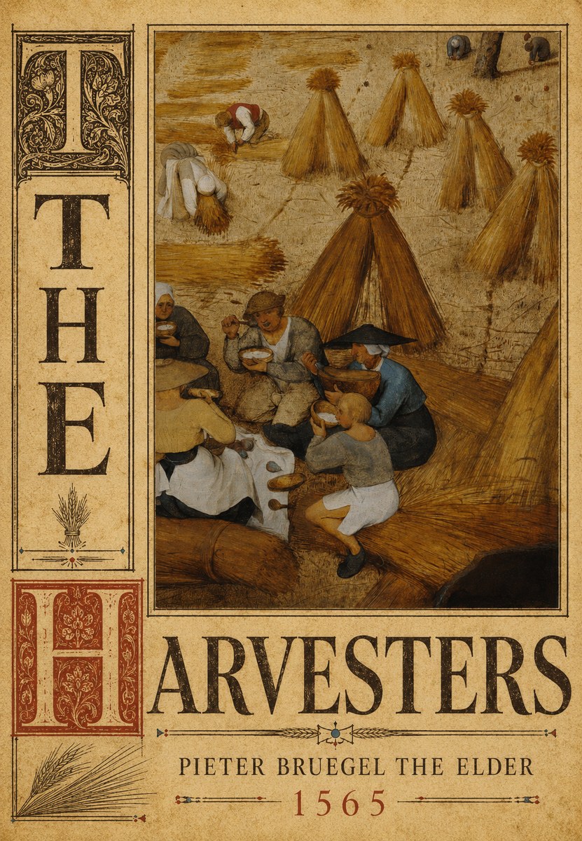 Pieter Bruegel The Harvesters I No5 - Plakát