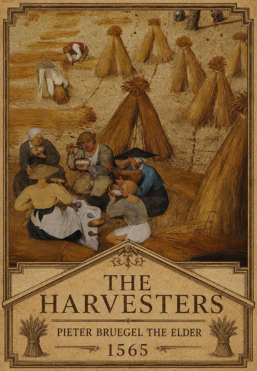 Pieter Bruegel The Harvesters I No6 - Plakát