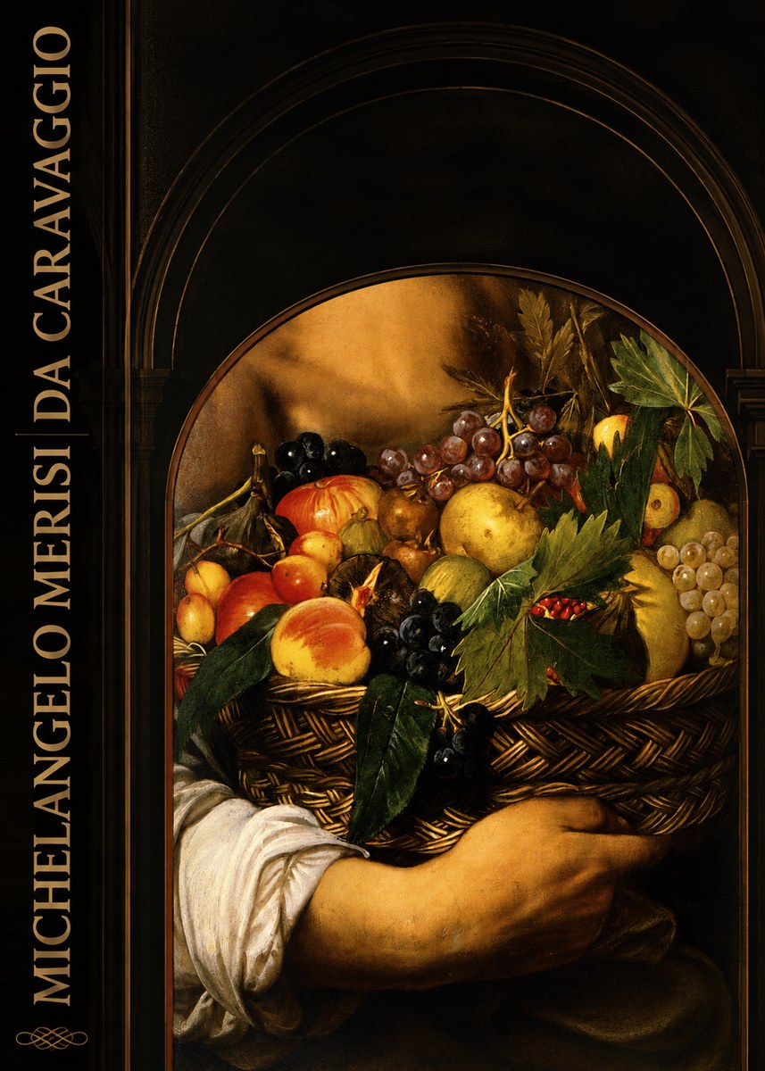 Michelangelo Merisi da Caravaggio Basket of Fruit No3 - Plakát