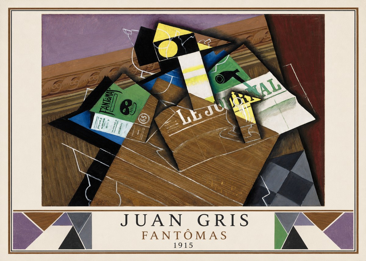 Juan Gris Fantômas II No1 - Plakát