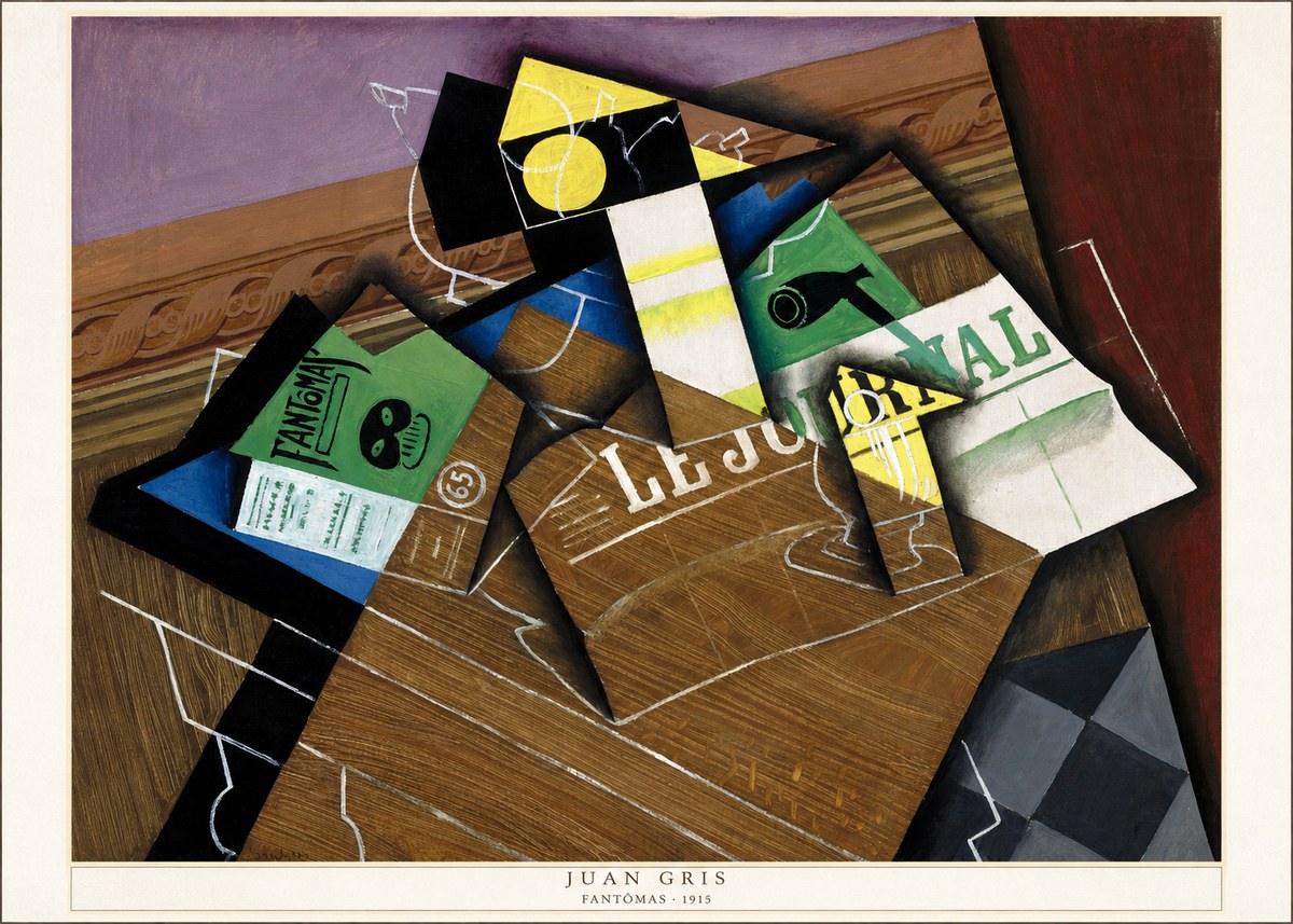Juan Gris Fantômas II No6 - Plakát