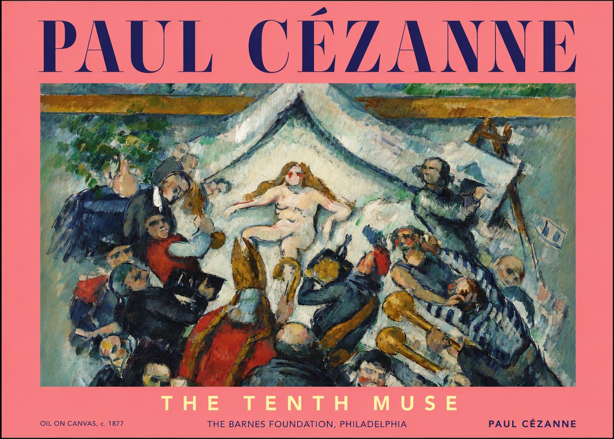 Paul Cézanne The Tenth Muse No2 - Plakát