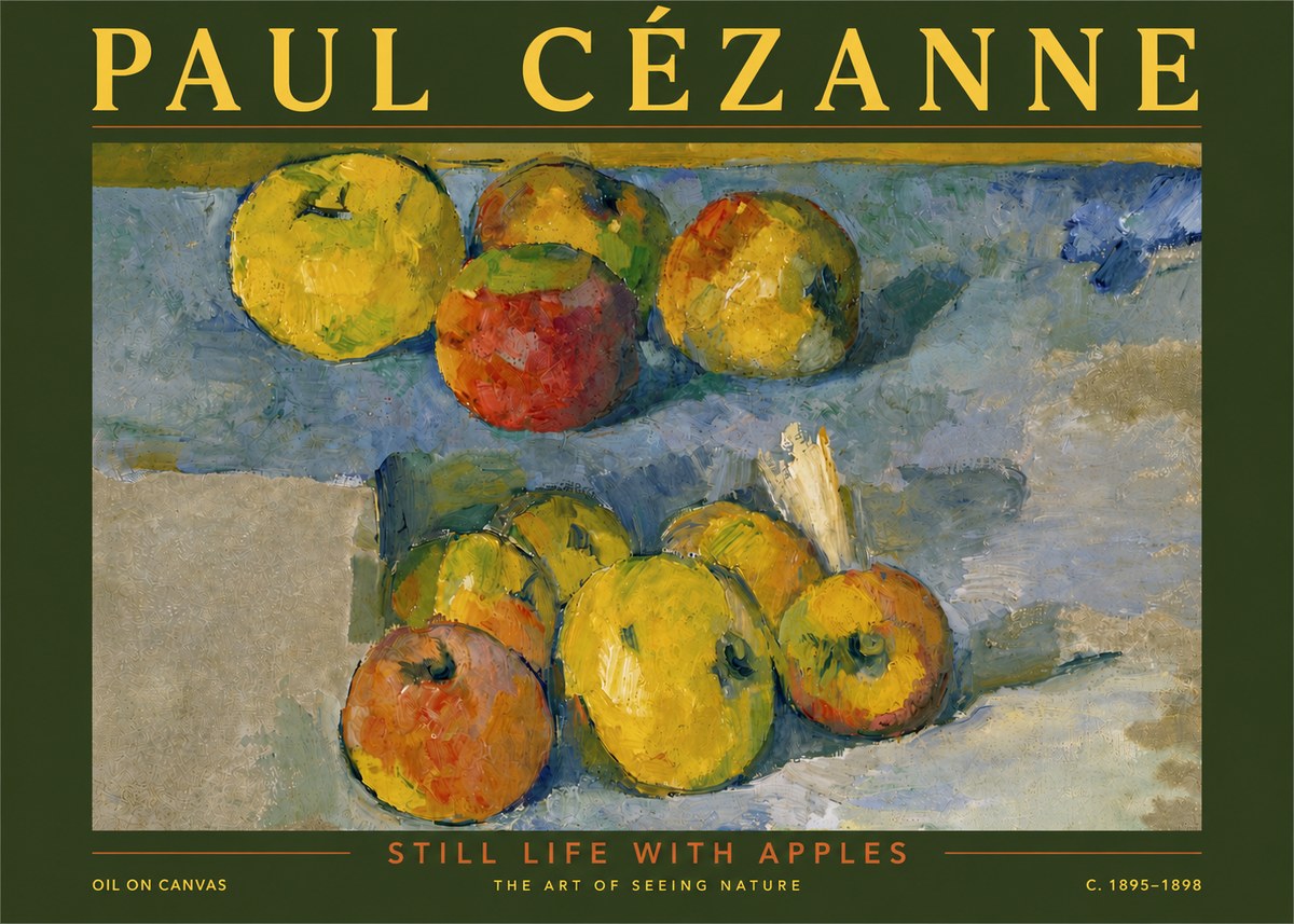 Paul Cézanne Still Life with Apples No5 - Plakát