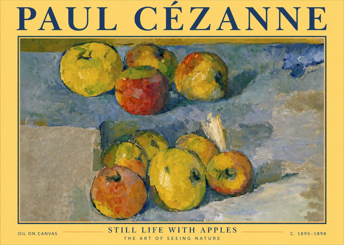 Paul Cézanne Still Life with Apples No6 - Plakát