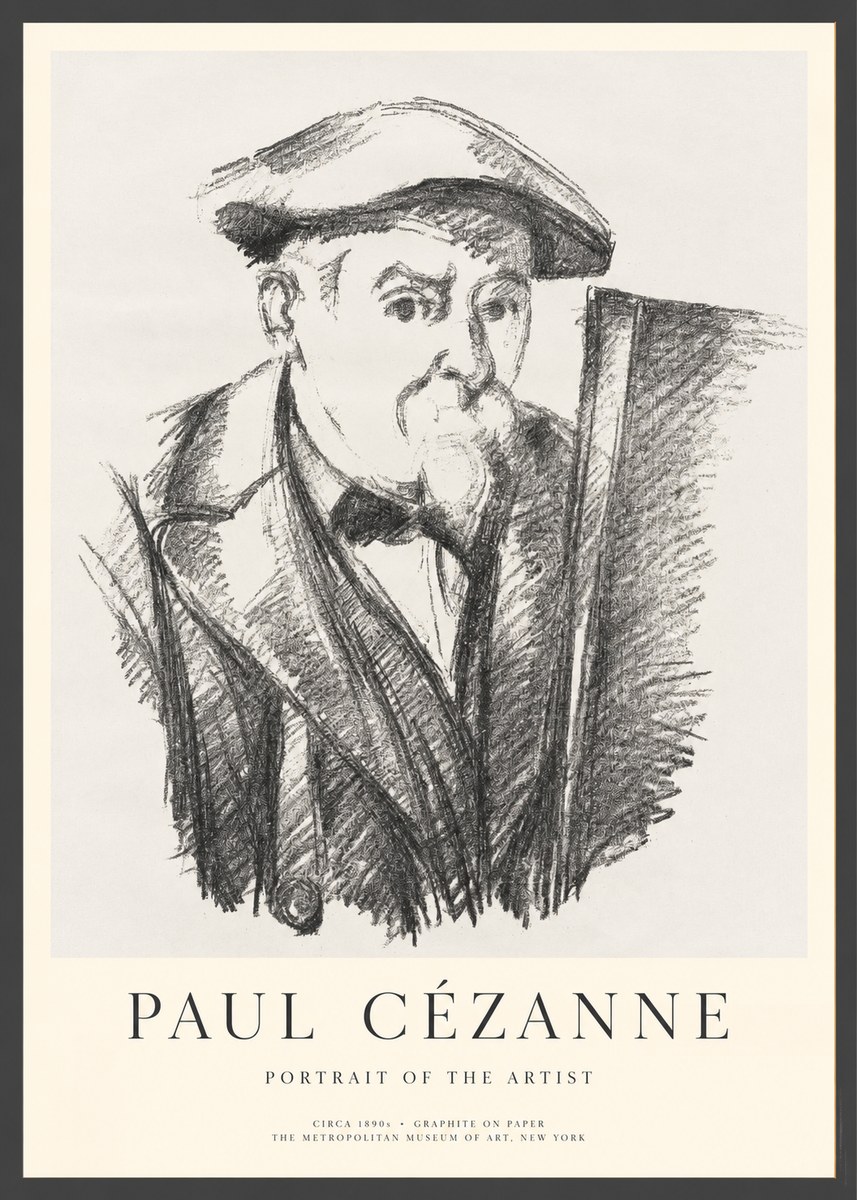 Paul Cézanne Portrait of the Artist III No1 - Plakát