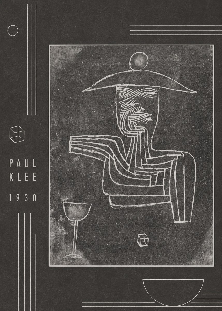 Paul Klee Figure of a Seer No2 - Plakát
