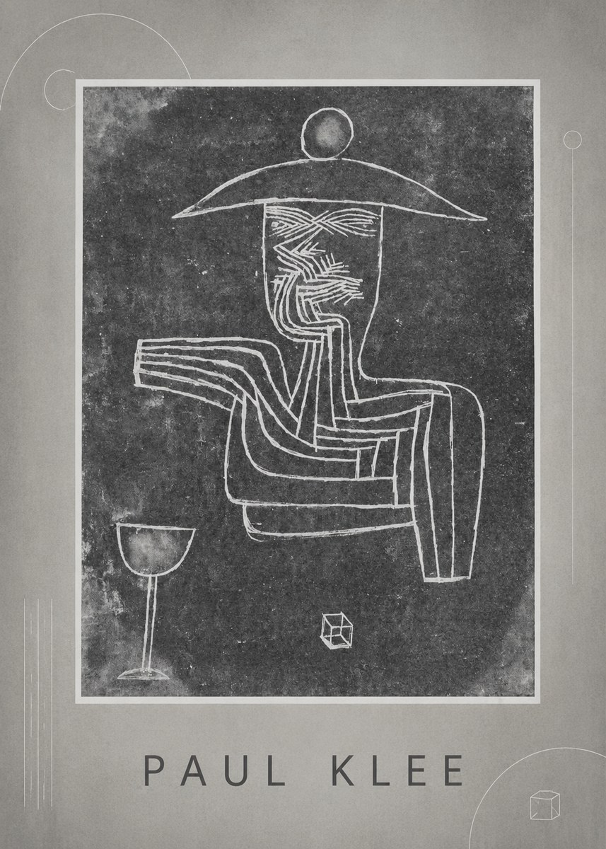 Paul Klee Figure of a Seer No4 - Plakát