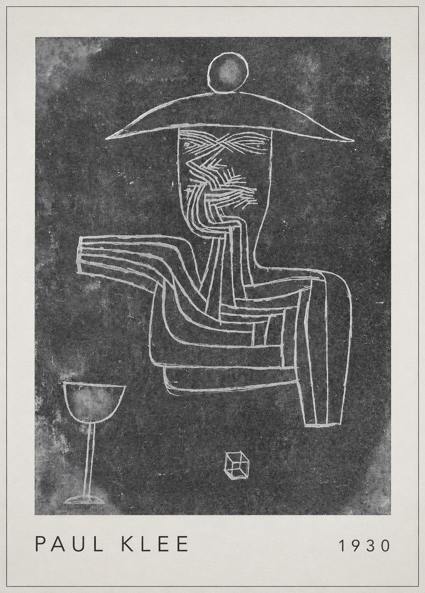 Paul Klee Figure of a Seer No6 - Plakát