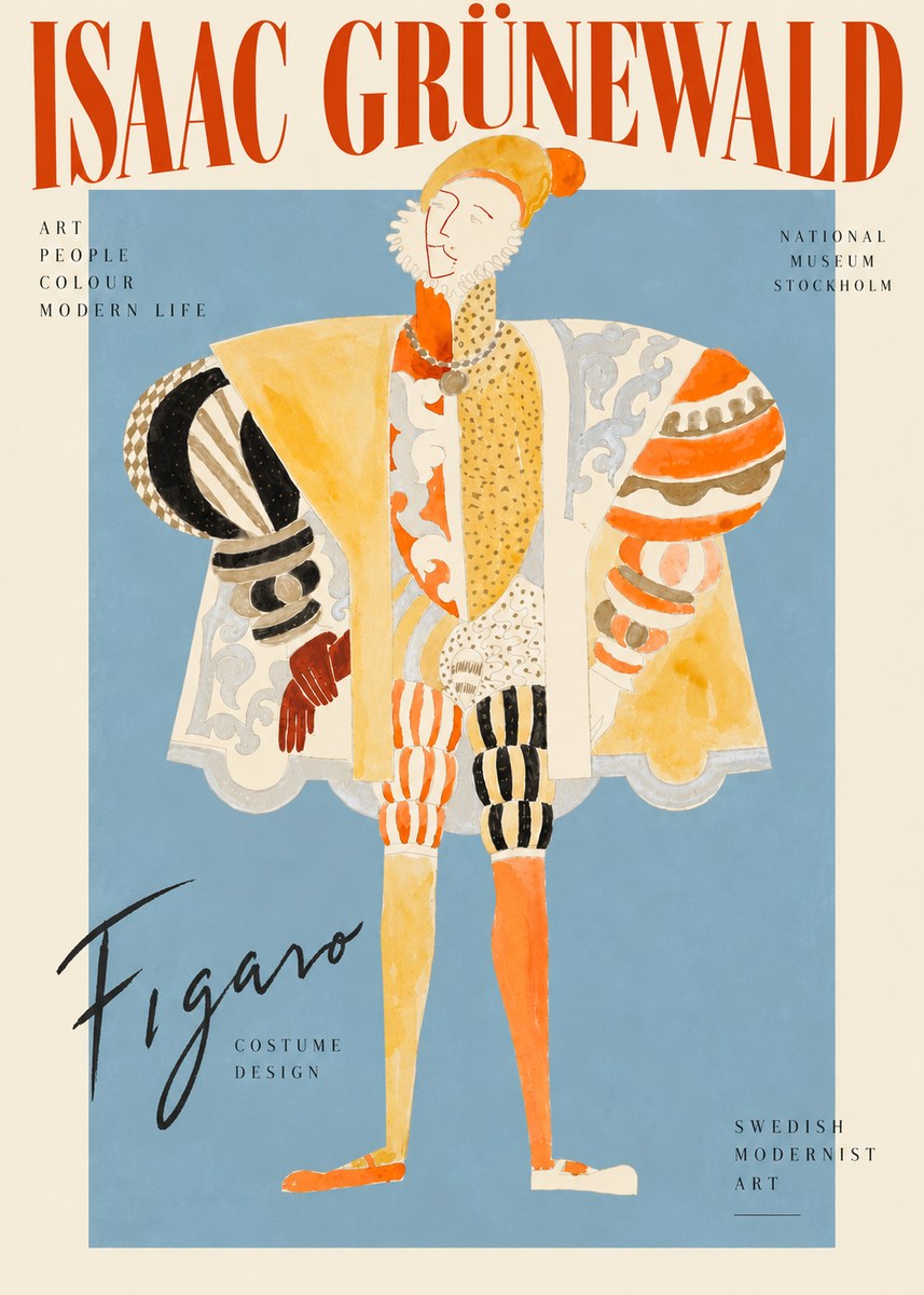 Isaac Grünewald Figaro I No3 - Plakát