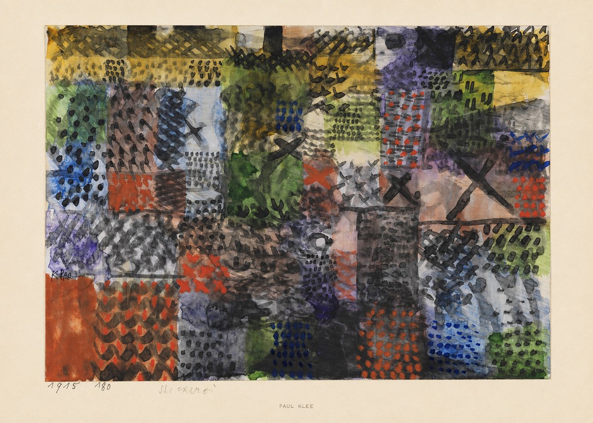 Paul Klee Stickerei No5 - Plakát