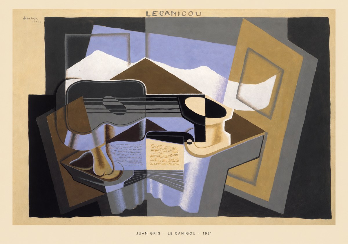 Juan Gris Le Canigou No6 - Plakát