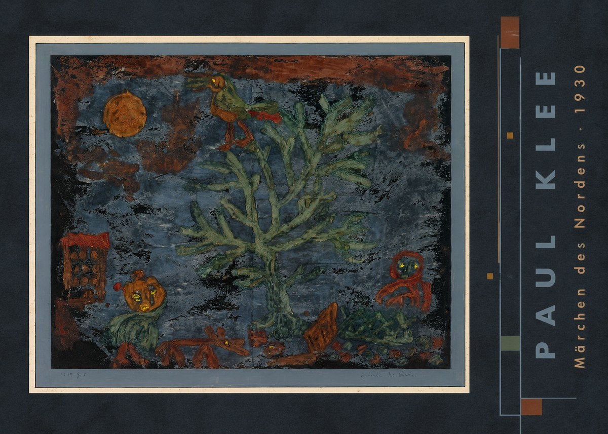 Paul Klee Märchen Des Nordens No3 - Plakát