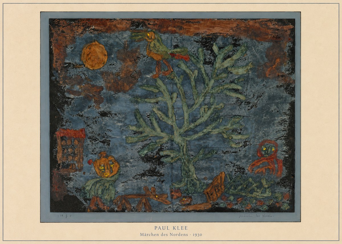 Paul Klee Märchen Des Nordens No6 - Plakát
