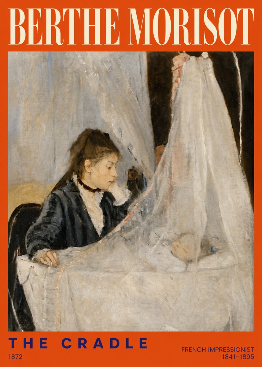 Berthe Morisot The Cradle No2 - Plakát